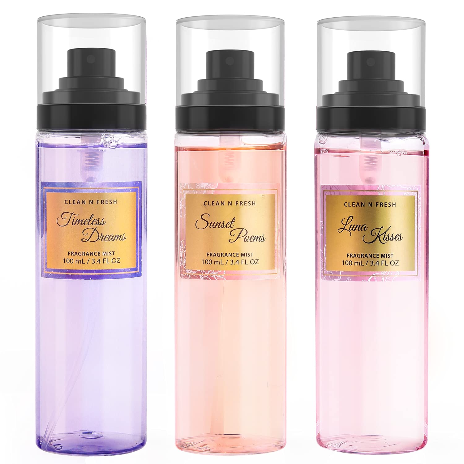 Clean-n-Fresh Timeless Dreams bottle for daily fresh rituals and romance.