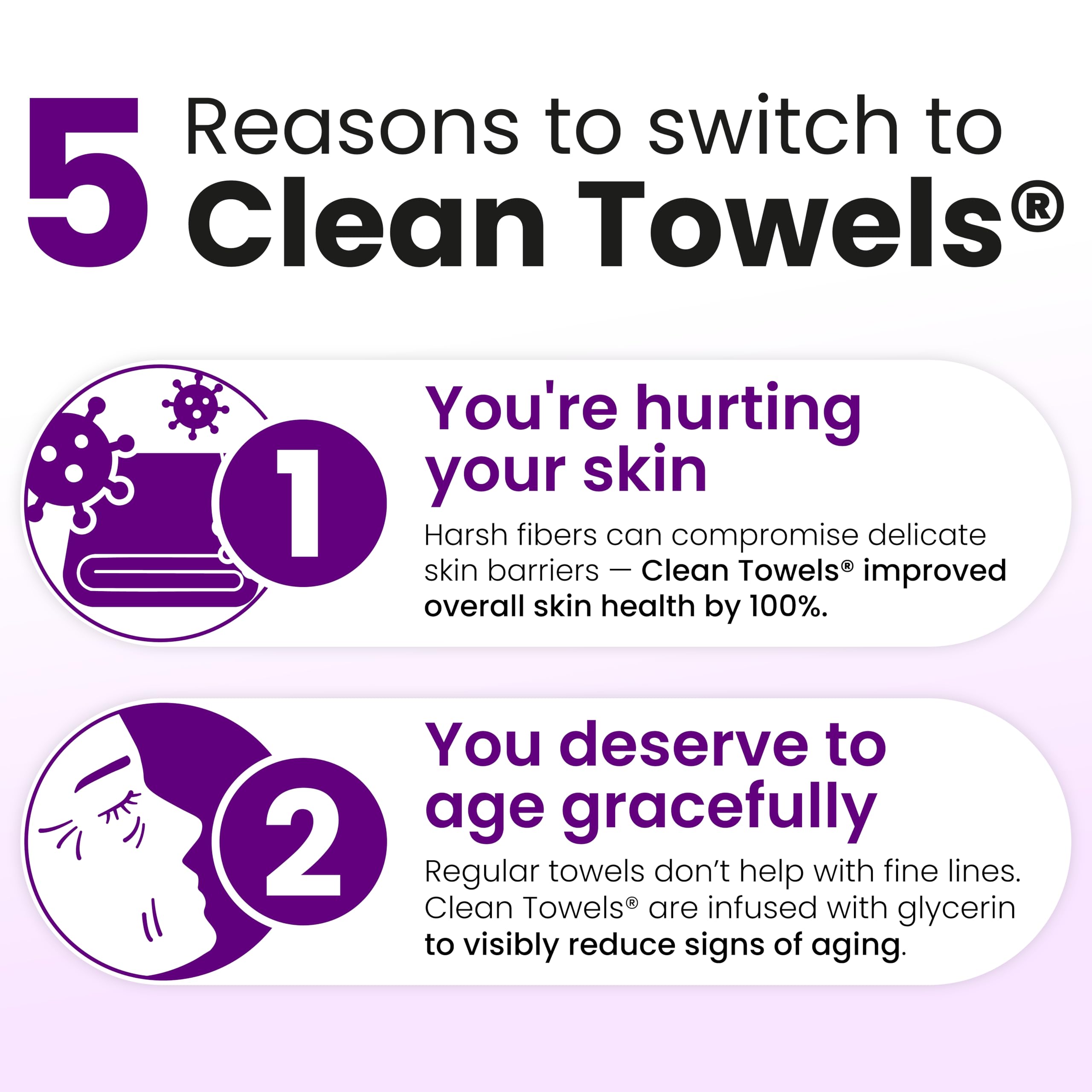 Clean Skin Club Clean Towels XL travel pack for hygienic on-the-go skincare.