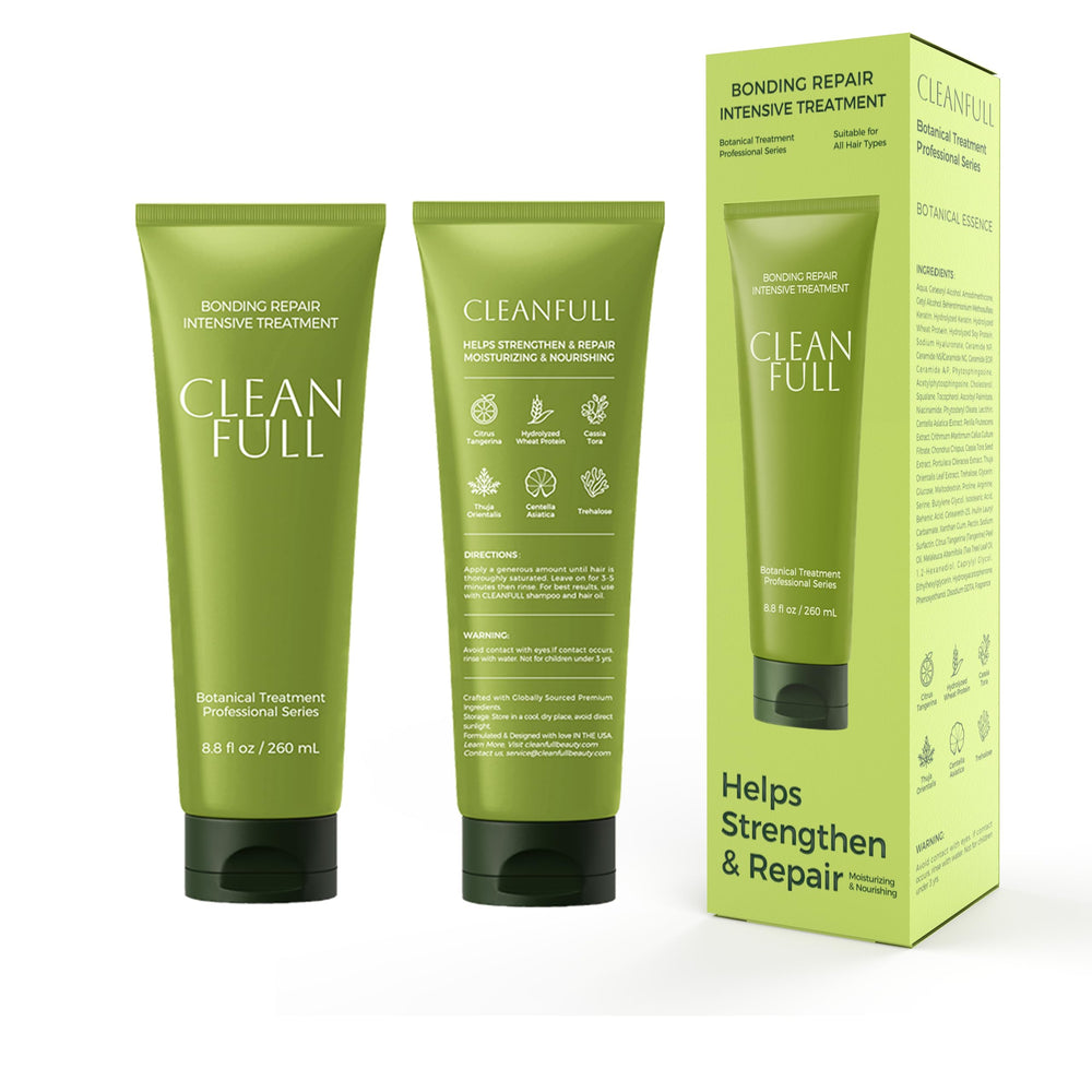 CLEANFULL Hydrate Soft Conditioner after-use hair delivering detangled shine and smoothness.
