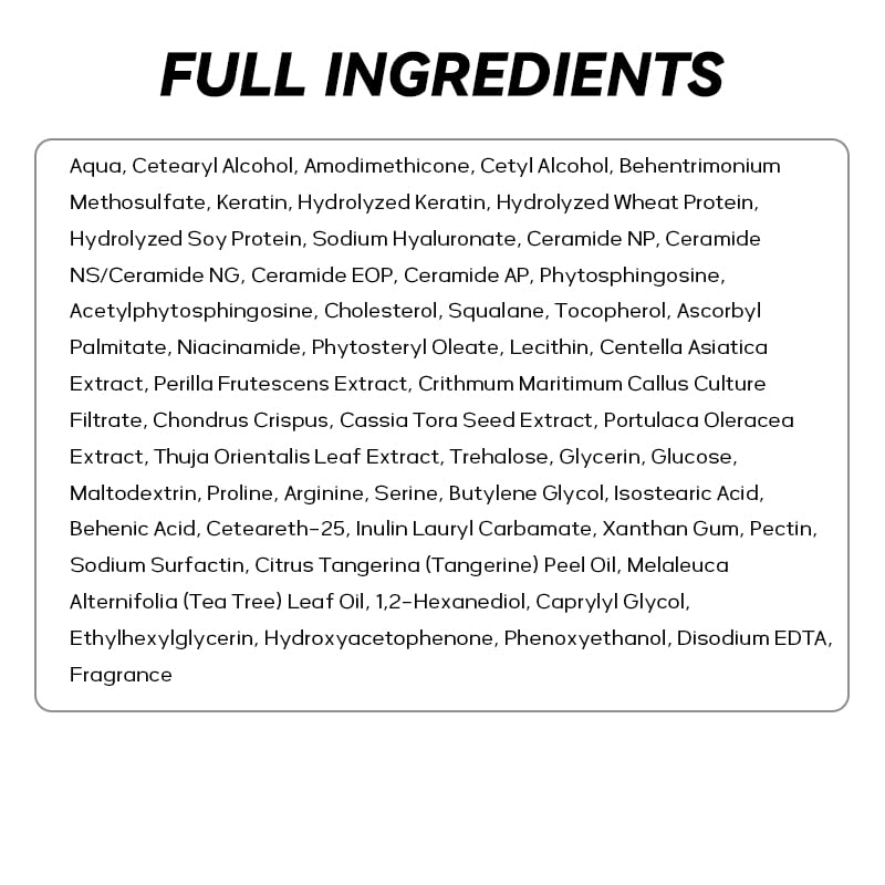 CLEANFULL Hydrate Soft Conditioner label emphasizes bond protection and moisture balance.