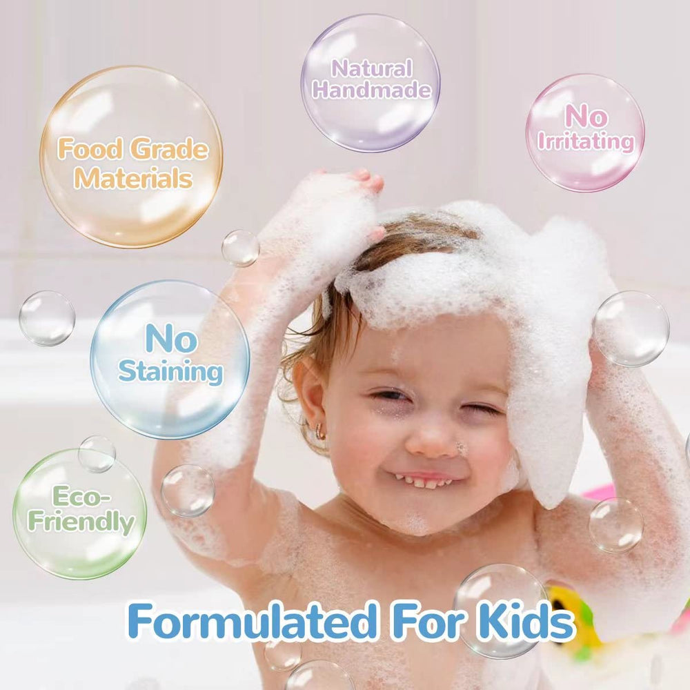 Clear and Fresh kid-friendly bath bomb ready to use for relaxing evenings.