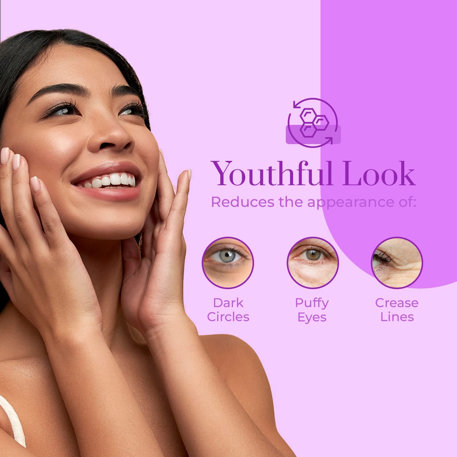 Packaging of Clear Beauty Collagen Eye Cream showcasing premium skincare