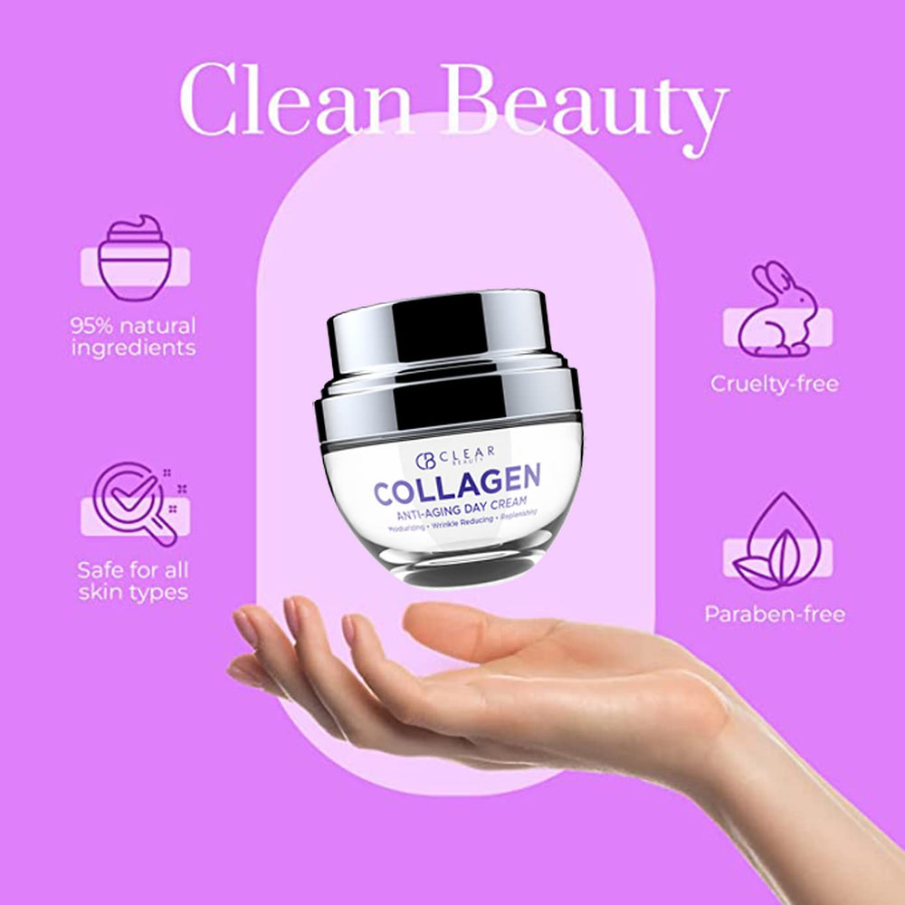 AM skincare routine with SPF layered after Clear Beauty moisturizer