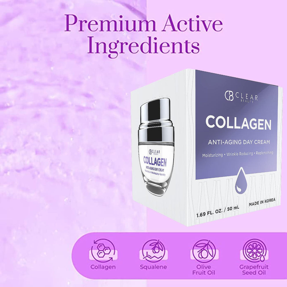 Dollop on fingertips reveals Clear Beauty's creamy texture for smoothing application