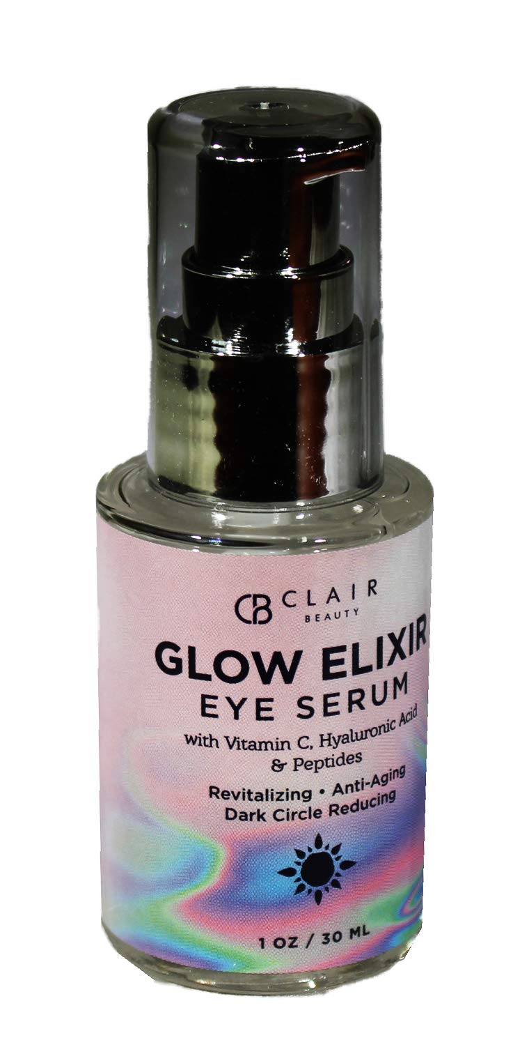 Clear Beauty eye serum being dispensed for easy daily use.