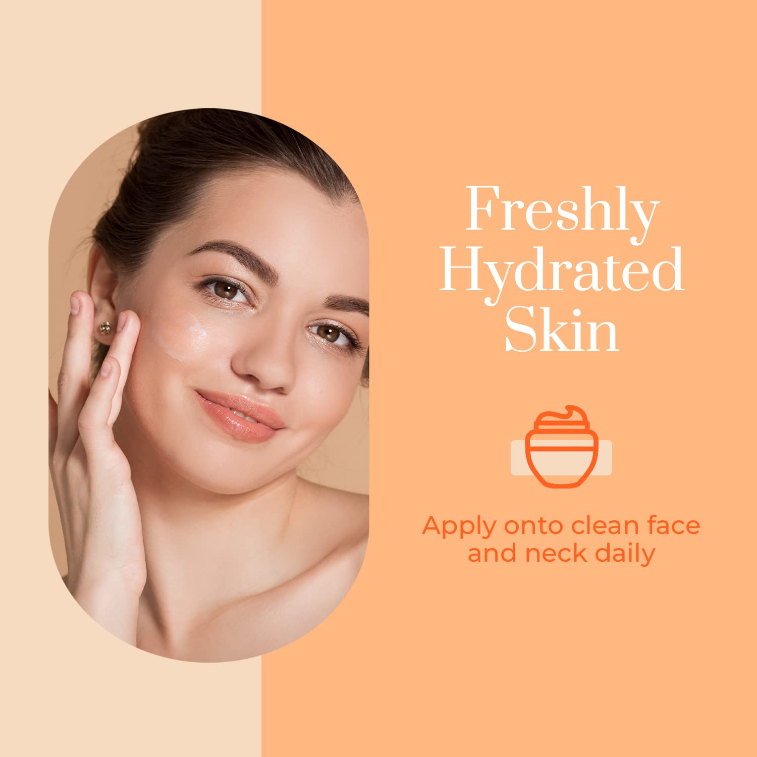 Ingredient highlights of Clear Beauty with shea butter and vegan glycerin