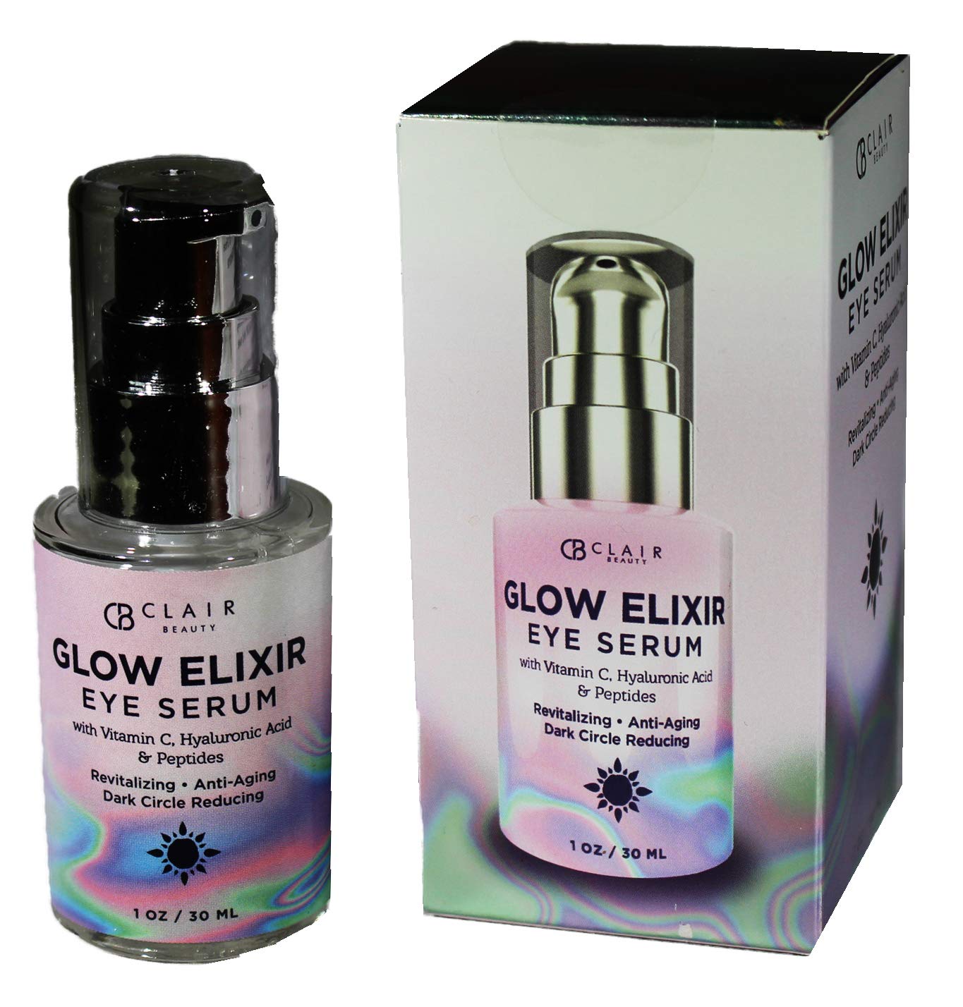 Clear Beauty South Korea-made bottle signaling premium skincare quality.