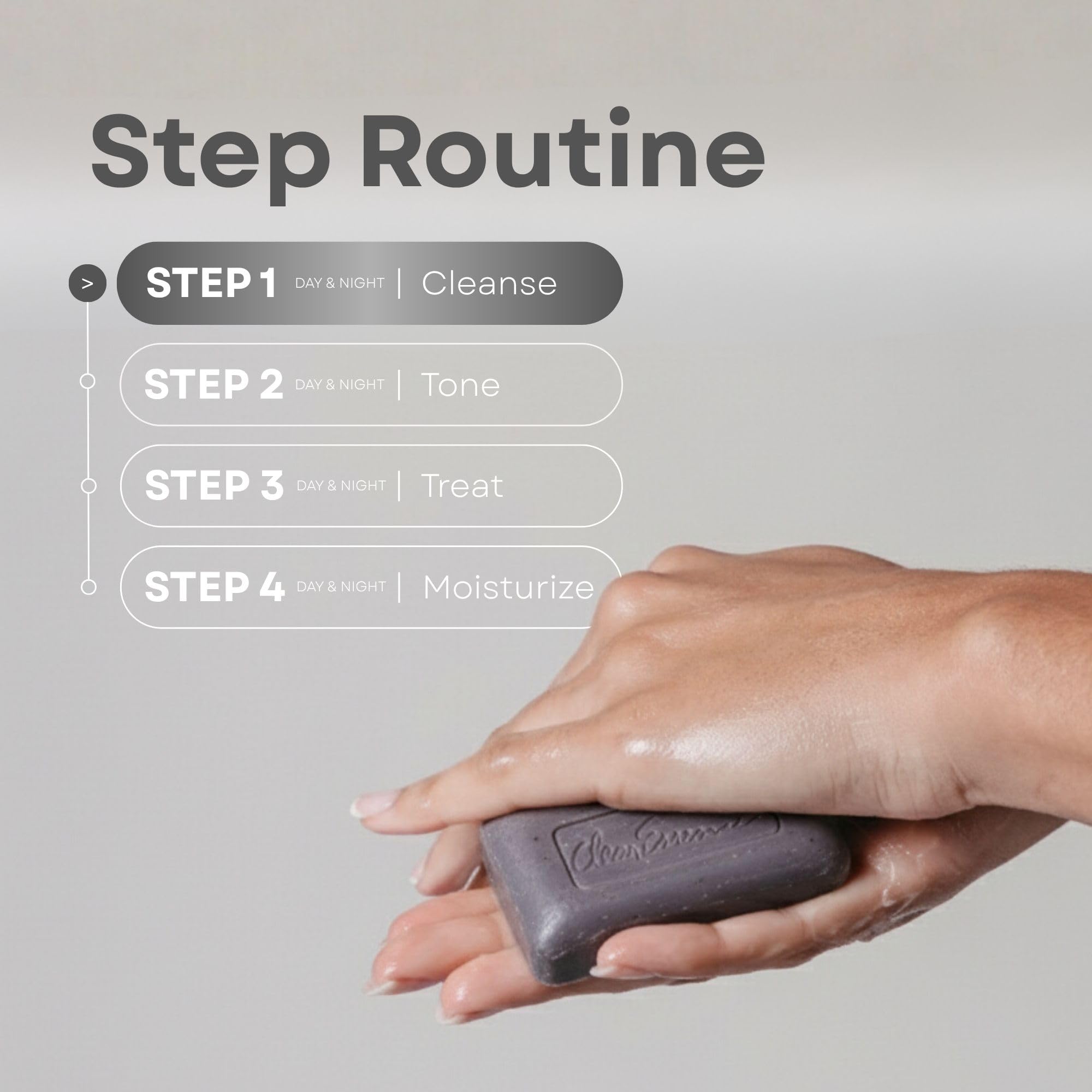 Clear Essence dual-action bar for body and face cleansing