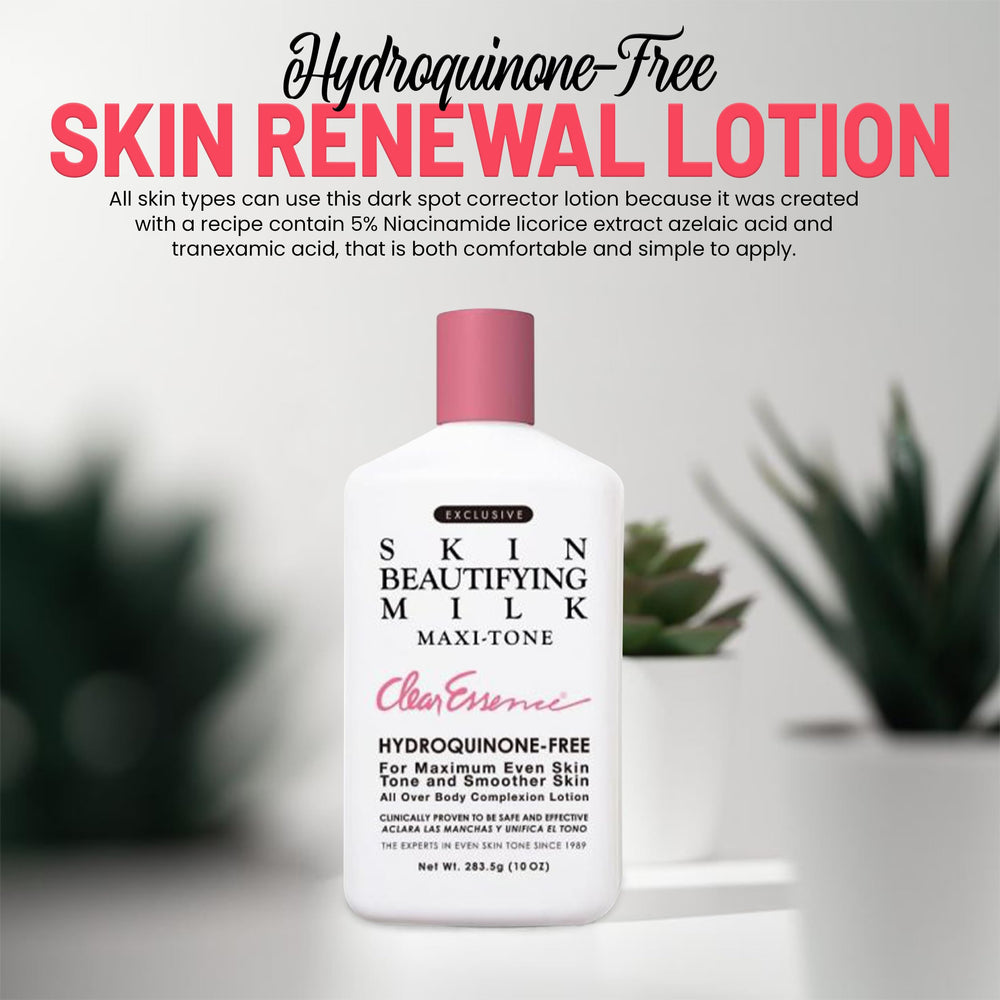 Glowing skin after application with lightweight, non-greasy finish.