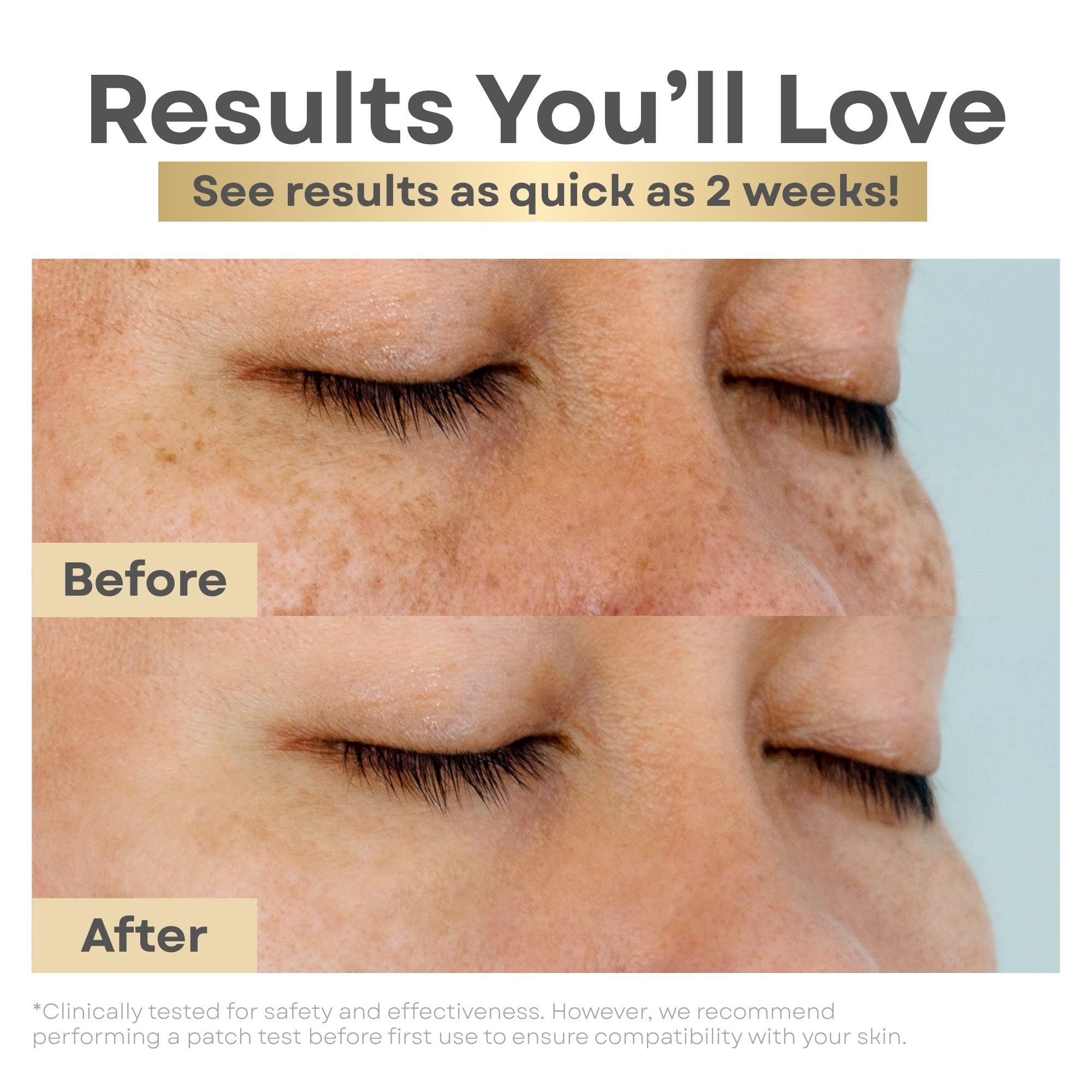 Clear Essence Lemon Plus Serum texture swirl reveals a lightweight, fast-absorbing serum