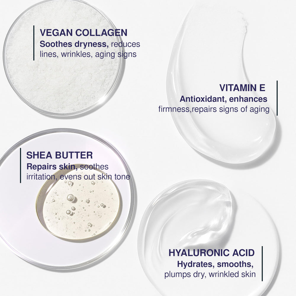 Applying a pea-sized amount of Clear Visage in the morning routine