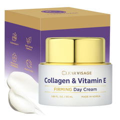 Clear Visage collagen vitamin E moisturizer bottle for daily hydration