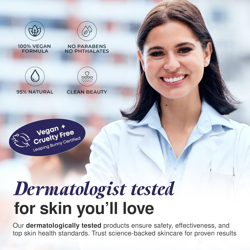 Smooth, makeup-ready skin after using Clear Visage moisturizer