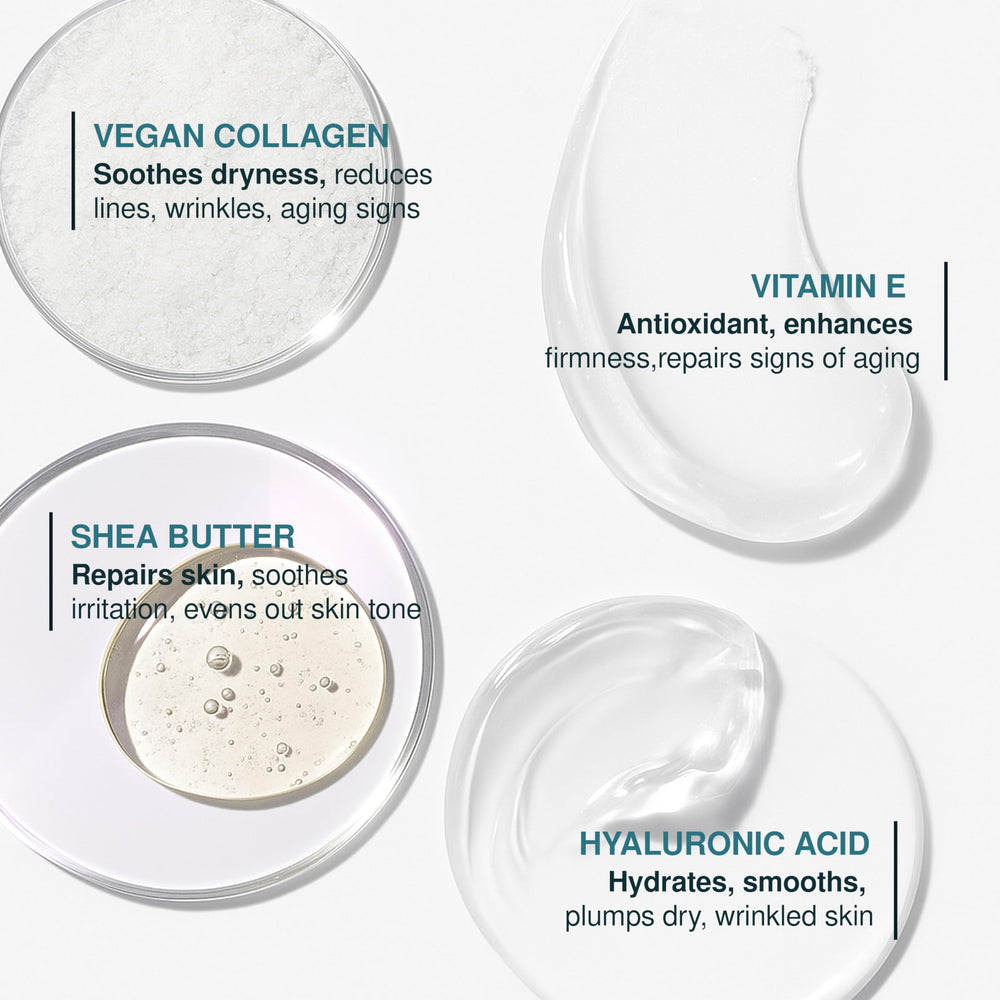 Morning skincare routine with Clear Visage moisturizer on clean skin.