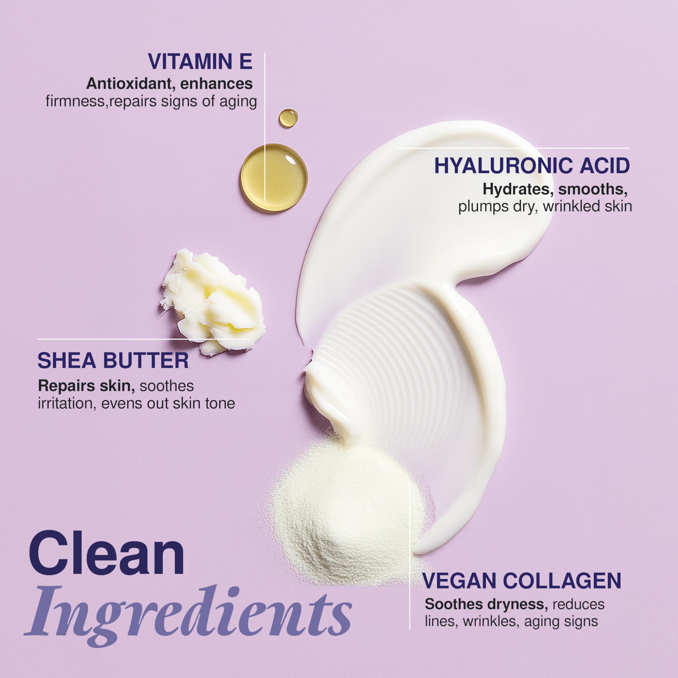 Clear Visage serum used in a simple AM and PM skincare routine setup.