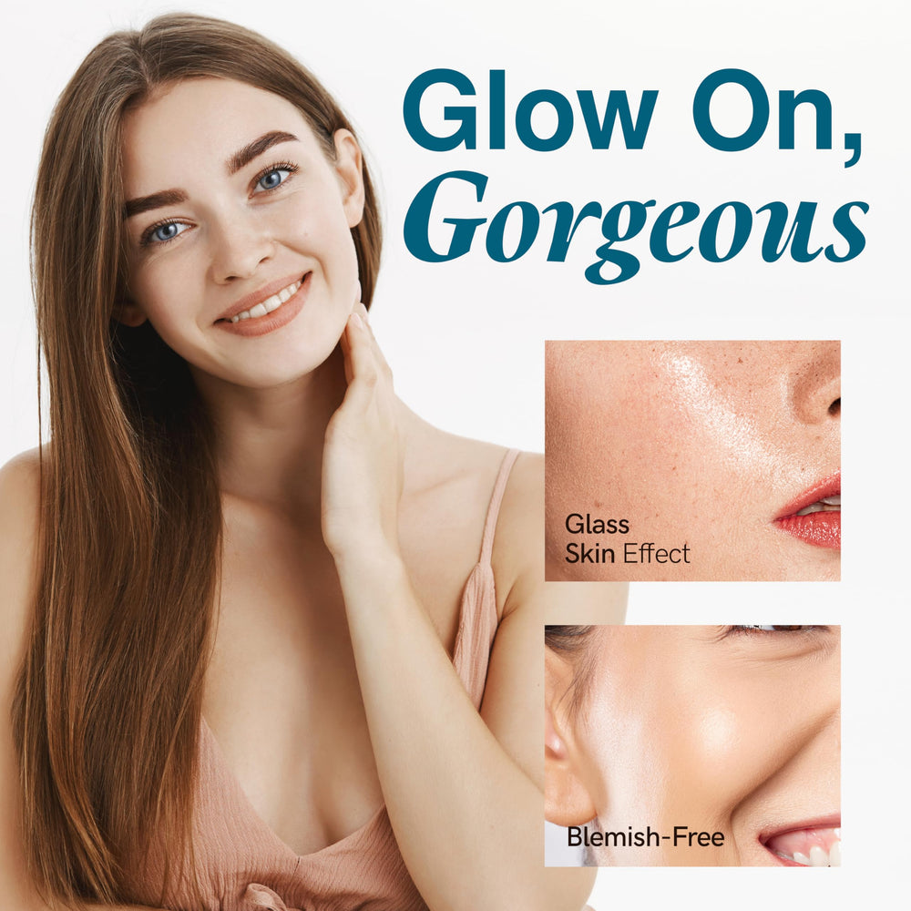 Nighttime routine scene with Clear Visage after cleansing.