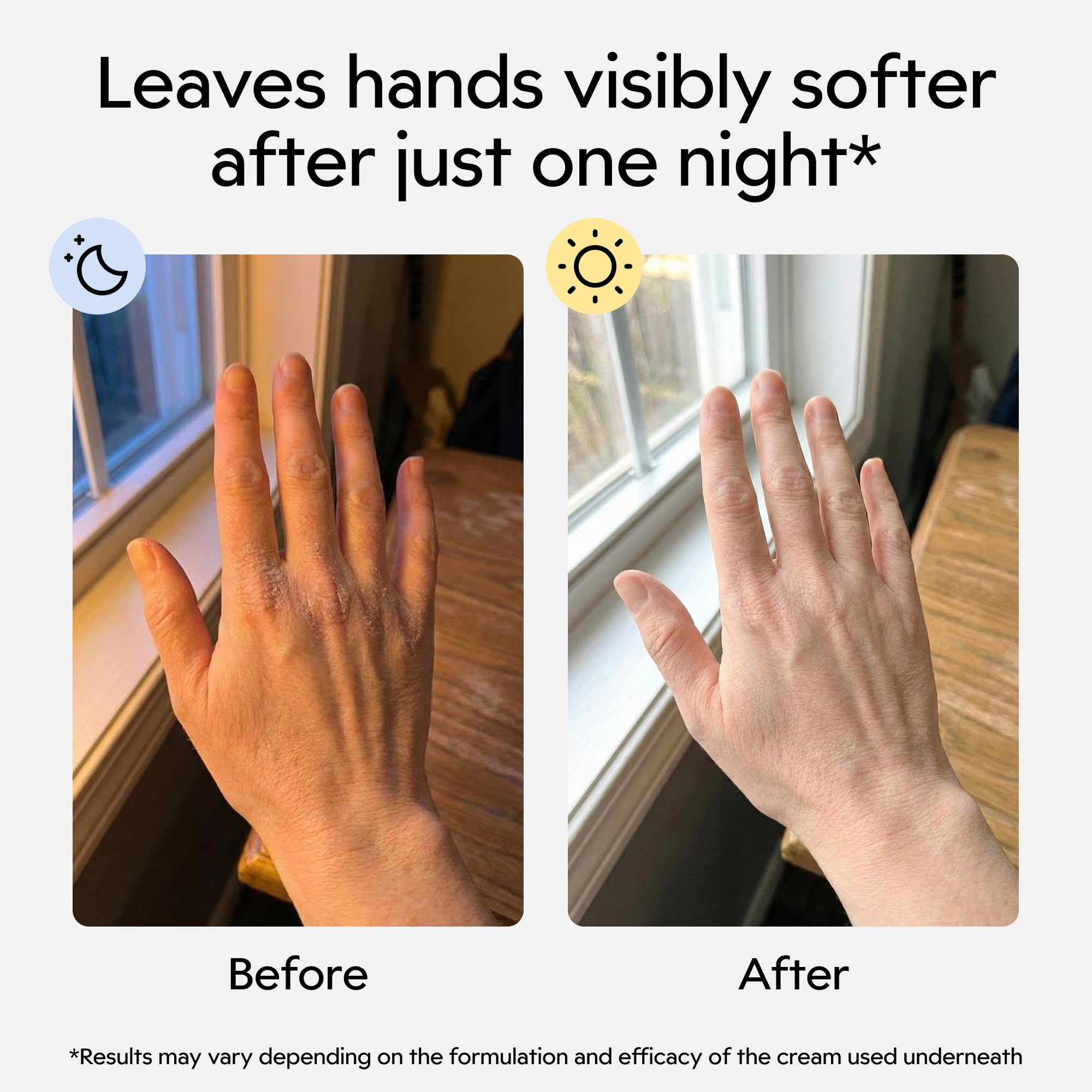 Soft cotton fibers from Clearbody Organics gloves for gentle touch.