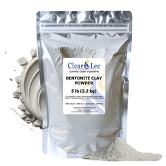 ClearLee bentonite clay powder packaging preserves freshness for home use.