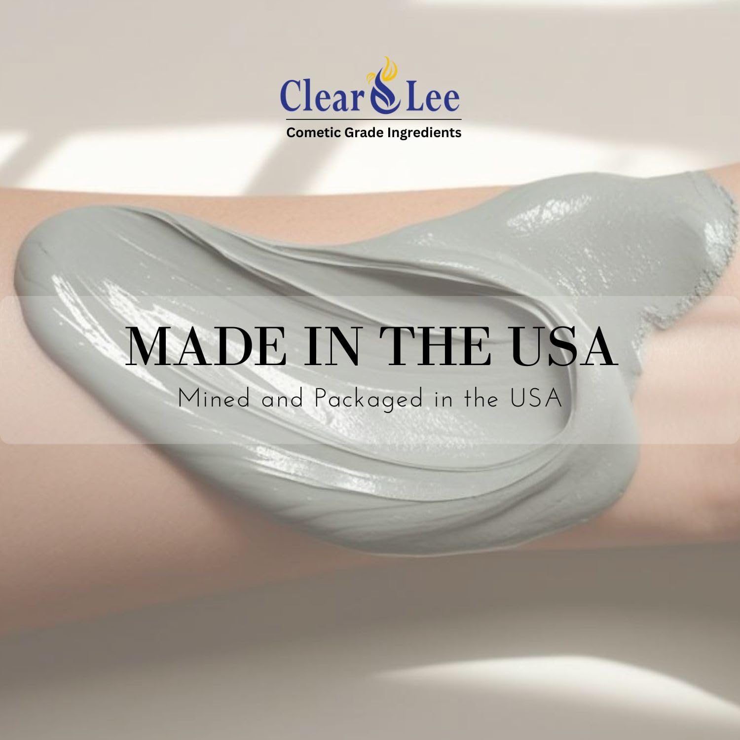  resealable bag of ClearLee bentonite clay powder for long-lasting storage.