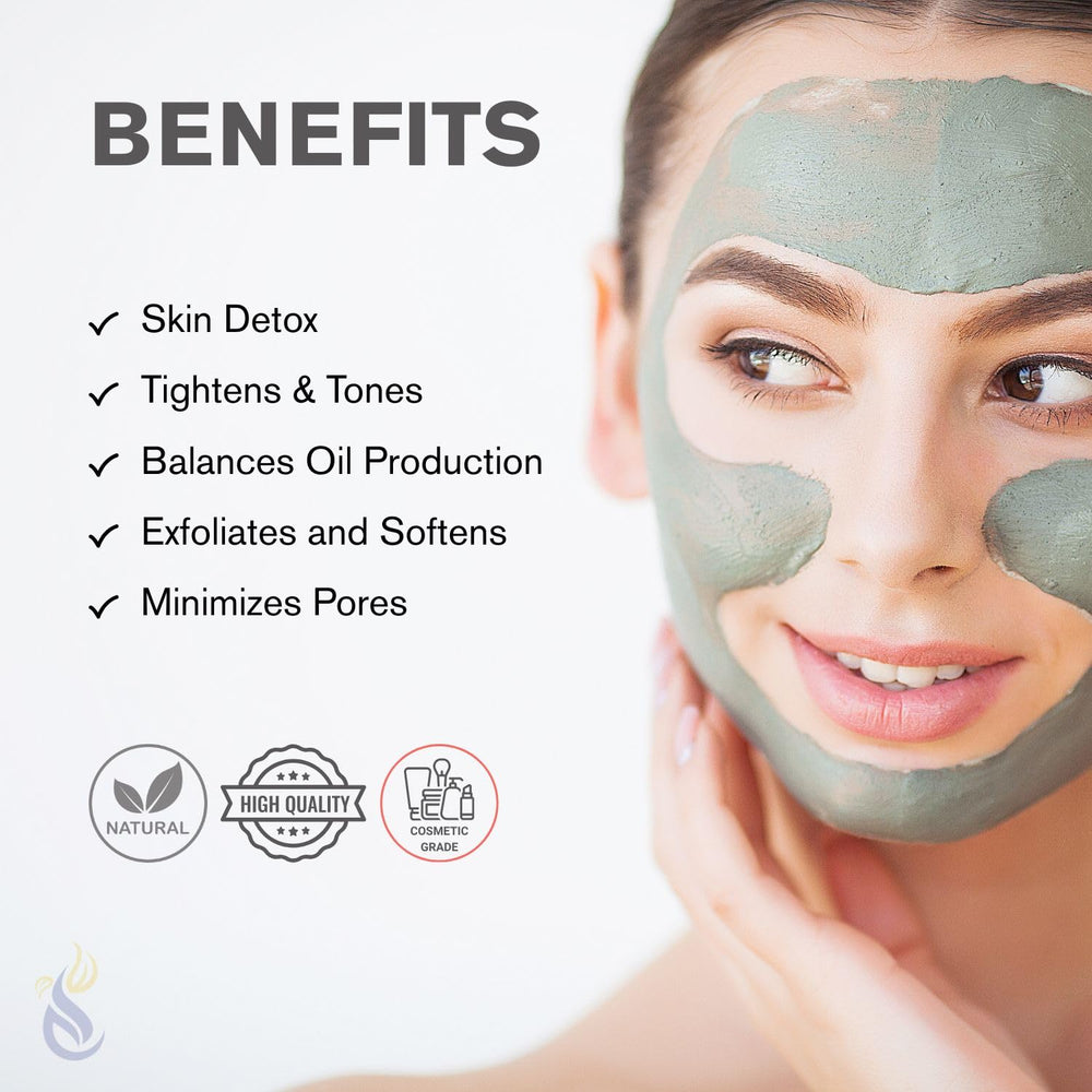 ClearLee bentonite clay powder swells with water to form a workable paste.