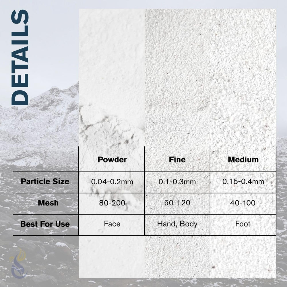 ClearLee pumice in a body scrub for natural grit and smoother skin