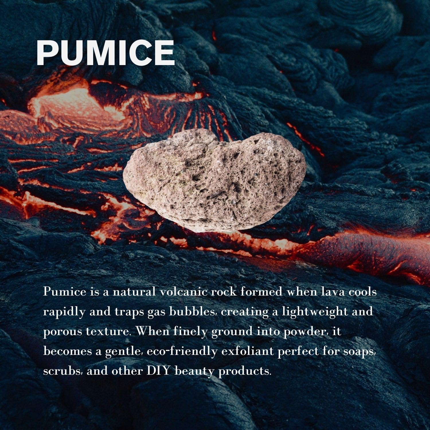 ClearLee pumice in a DIY soap formula adds texture and exfoliation