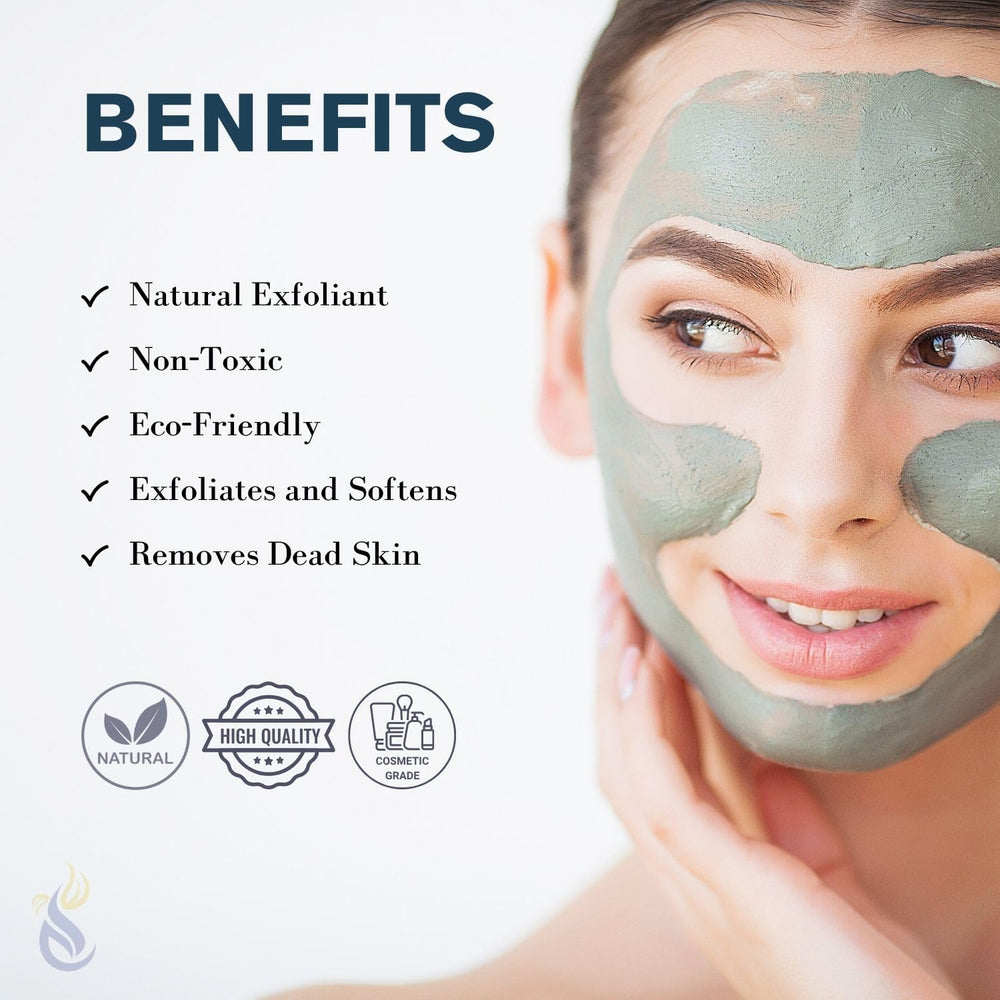 Close-up of ClearLee fine grain pumice for gentle facial exfoliation