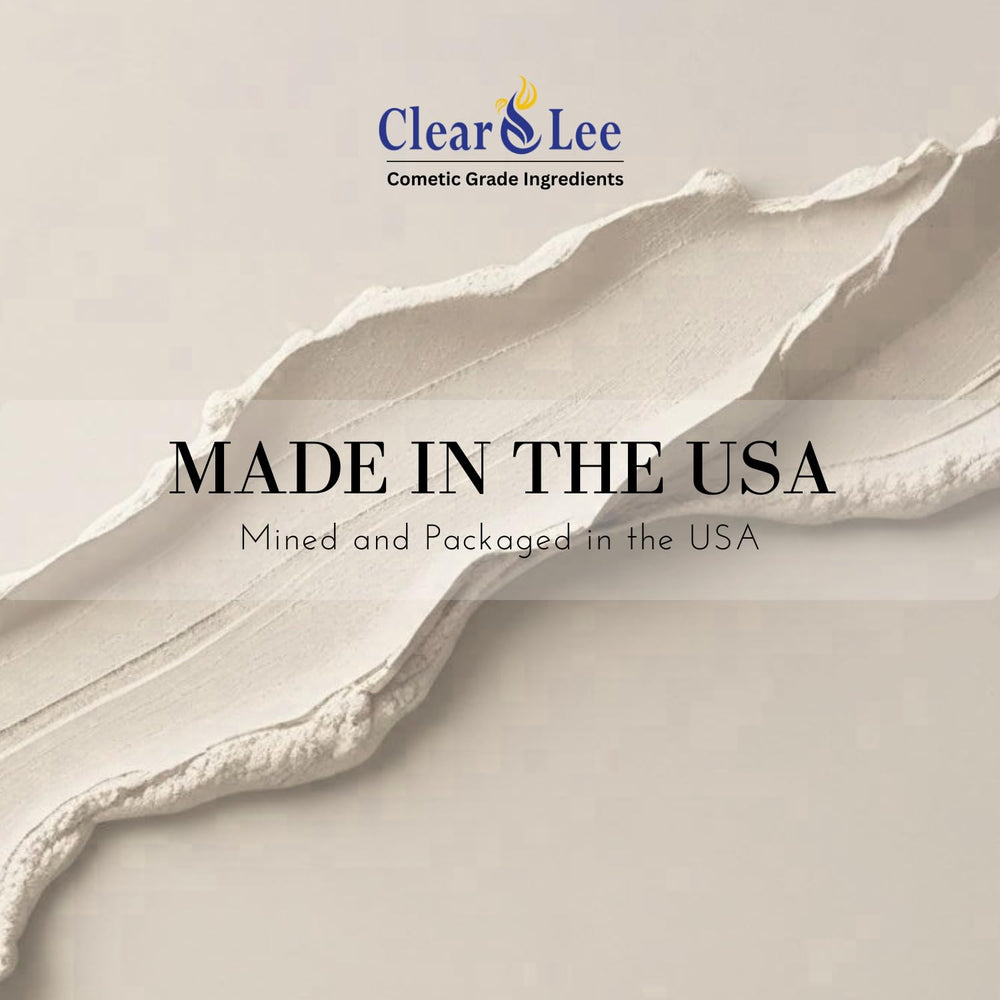 ClearLee Kaolin clay powder serving as a DIY skincare base for custom blends.