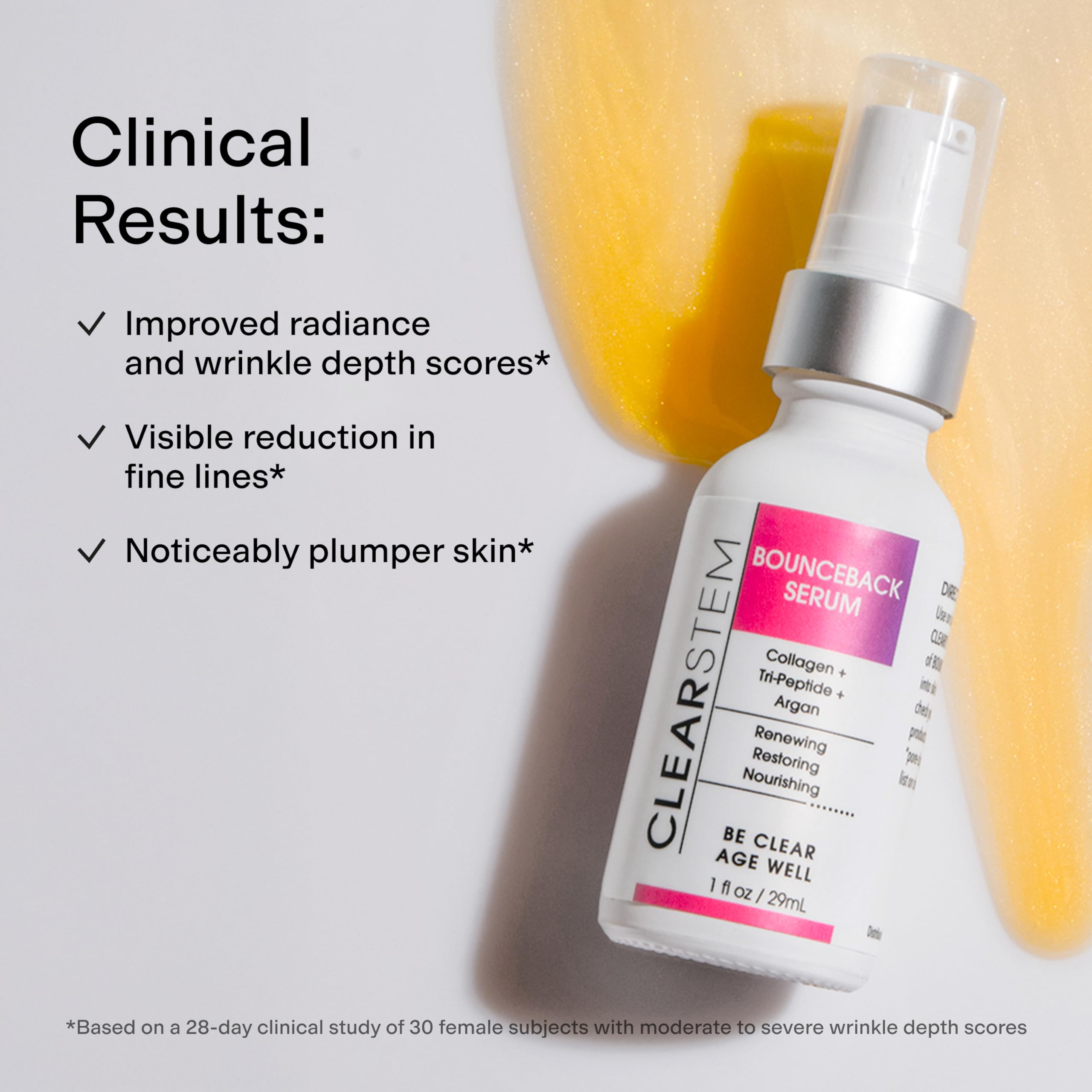 Mango extract illustration signaling nourishing hydration from BounceBack