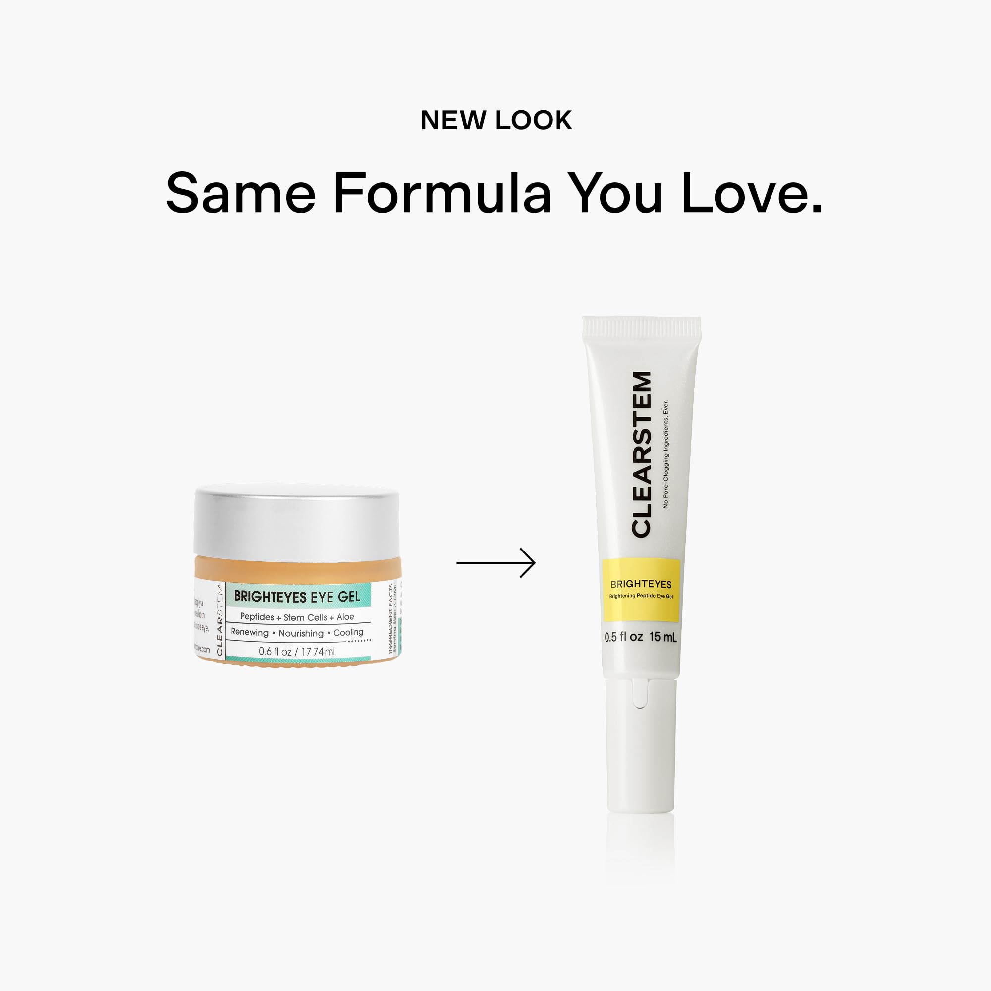 Applying CLEARSTEM BrightEYES around the under-eye area for refreshed look