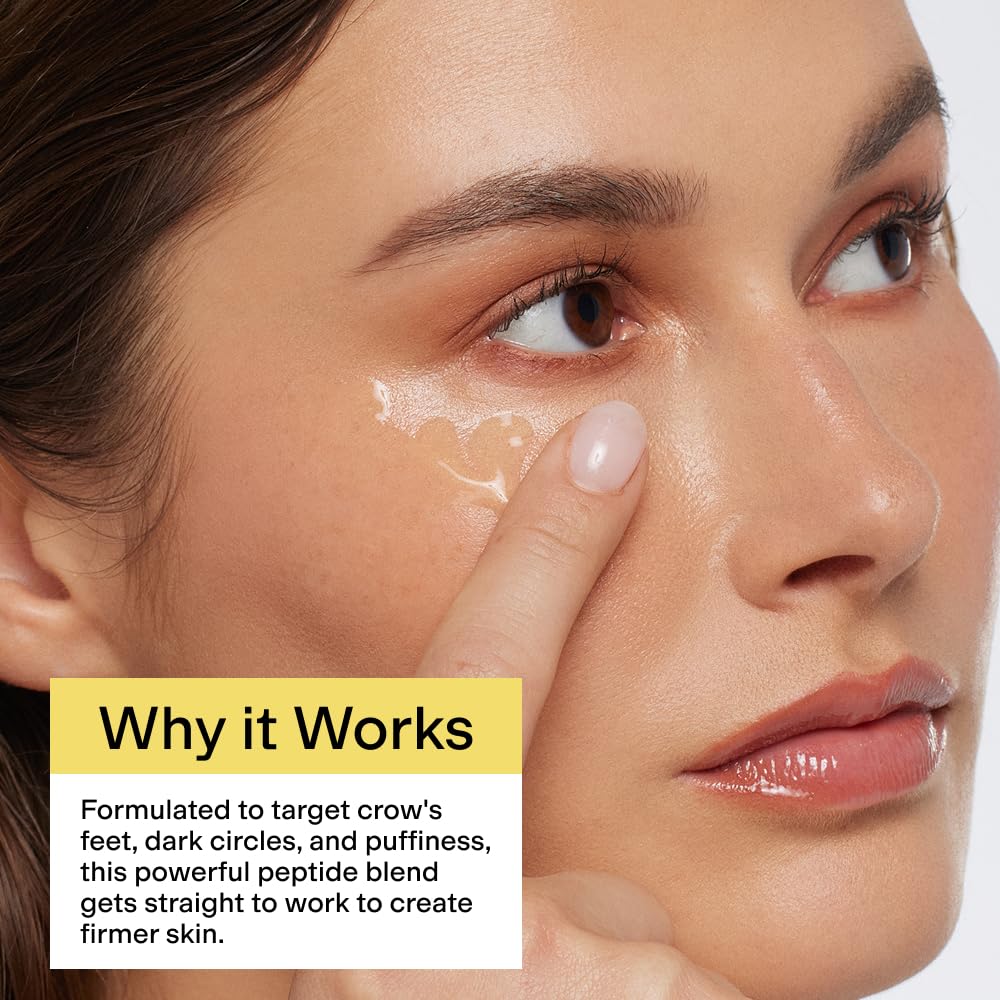 Excess BRIGHTEYES gel used on lips for a smooth, kissable pout