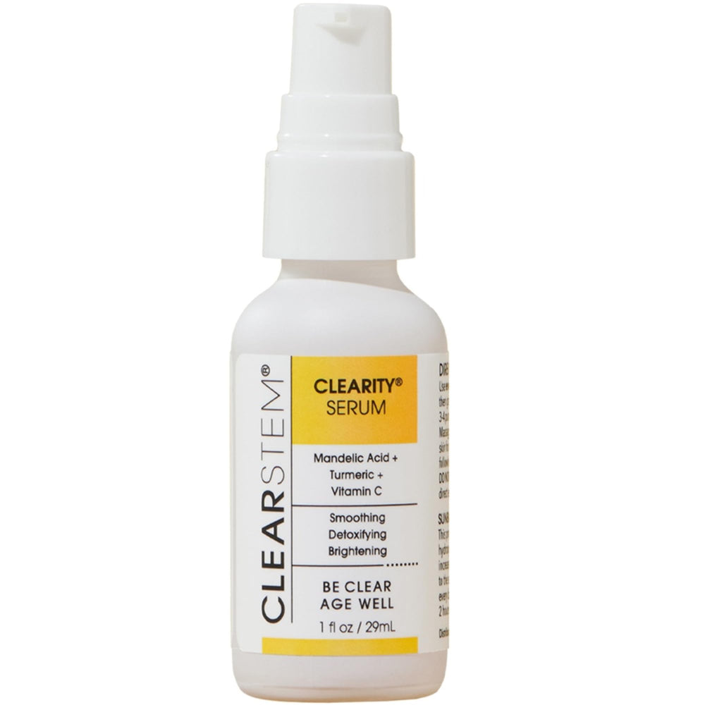 CLEARSTEM CLEARITY bottle pour for easy nightly application.