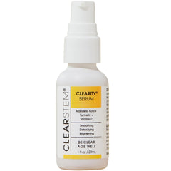 CLEARSTEM CLEARITY bottle pour for easy nightly application.