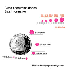 CLEKSPOYE glass bedazzlement for clothes and accessories with brilliant cut and long-lasting shine