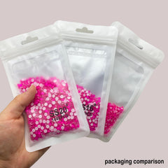 CLEKSPOYE rhinestones for tumblers and bags create dazzling accents under UV light
