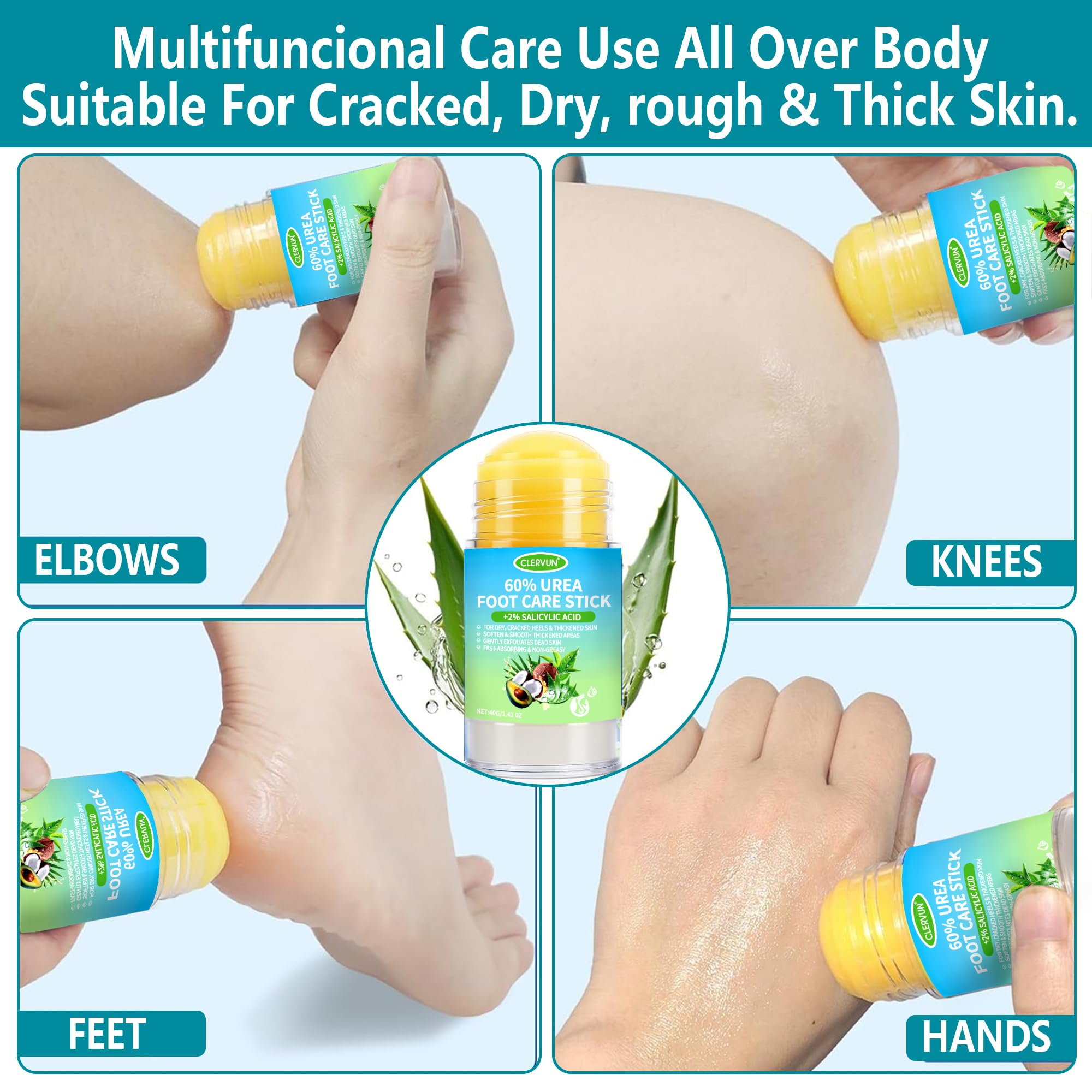 CLERVUN deep moisturizing formula delivers quick absorption without greasiness.