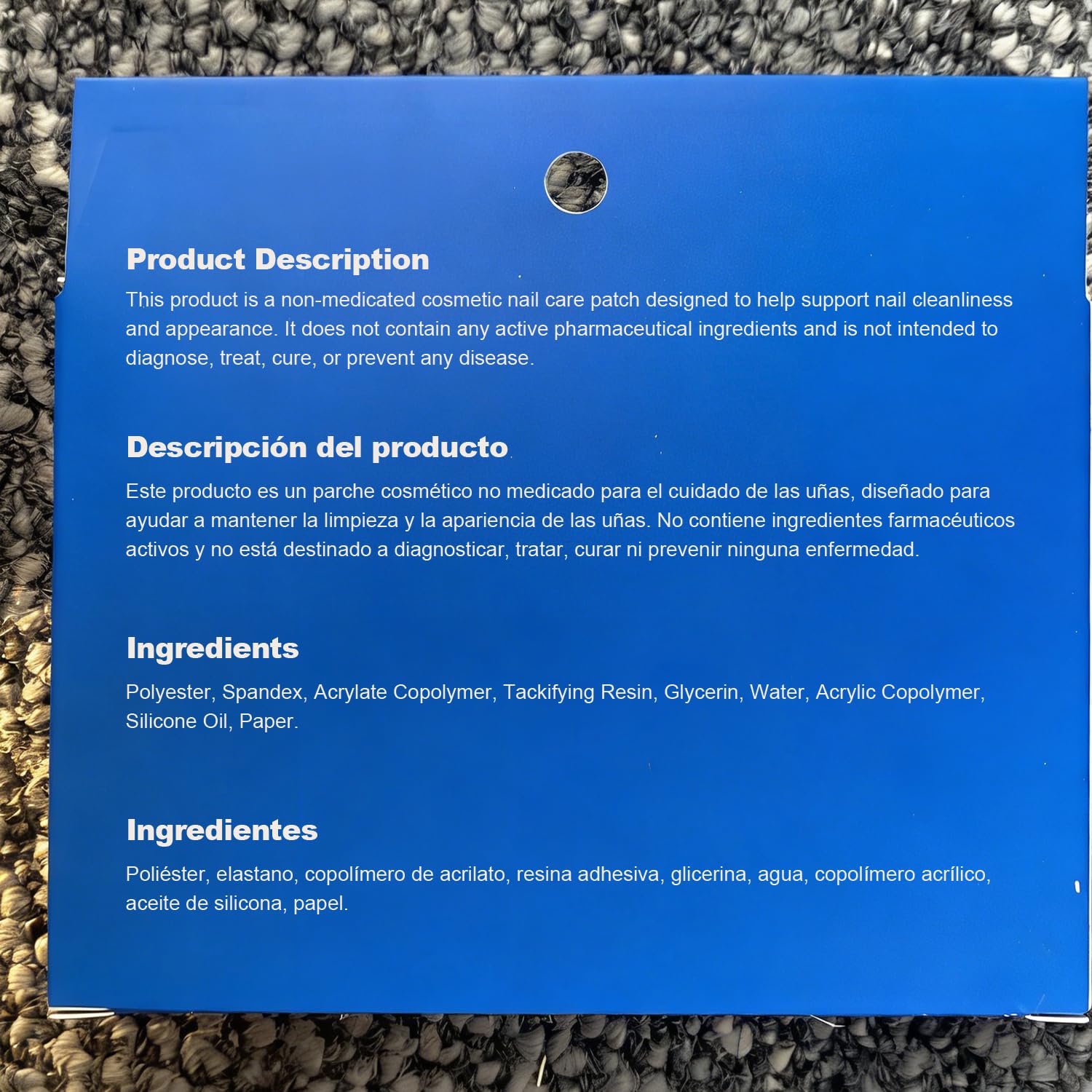 CLERVUN Fungus Nail Patches in travel case highlight portability
