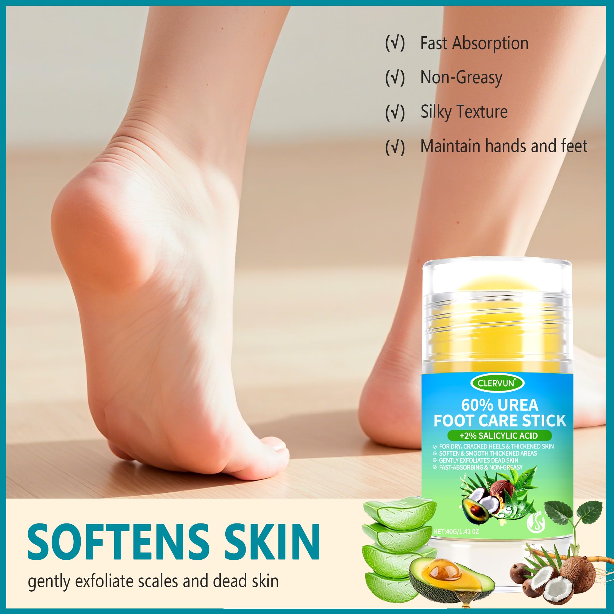 CLERVUN soft fragrance enhances the user routine during care.