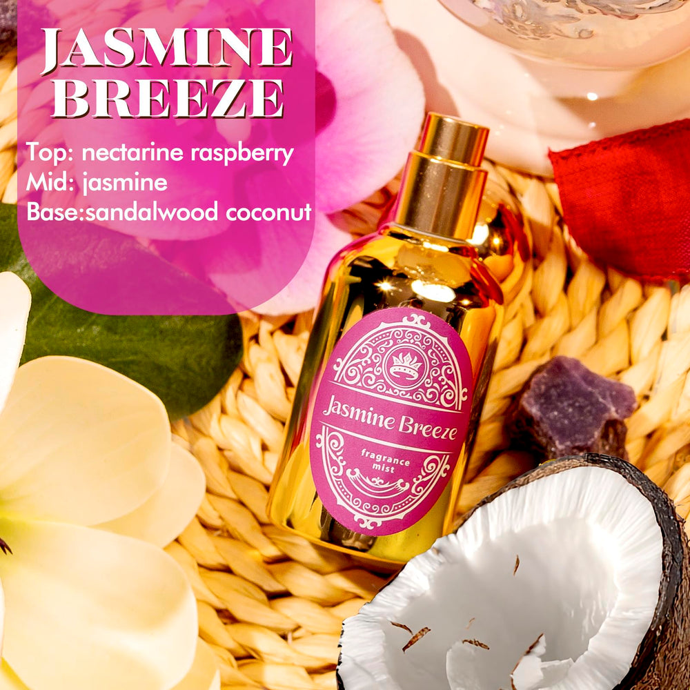 CLESH Jasmine Breeze bottle offers a light, uplifting note for a refreshing mood.