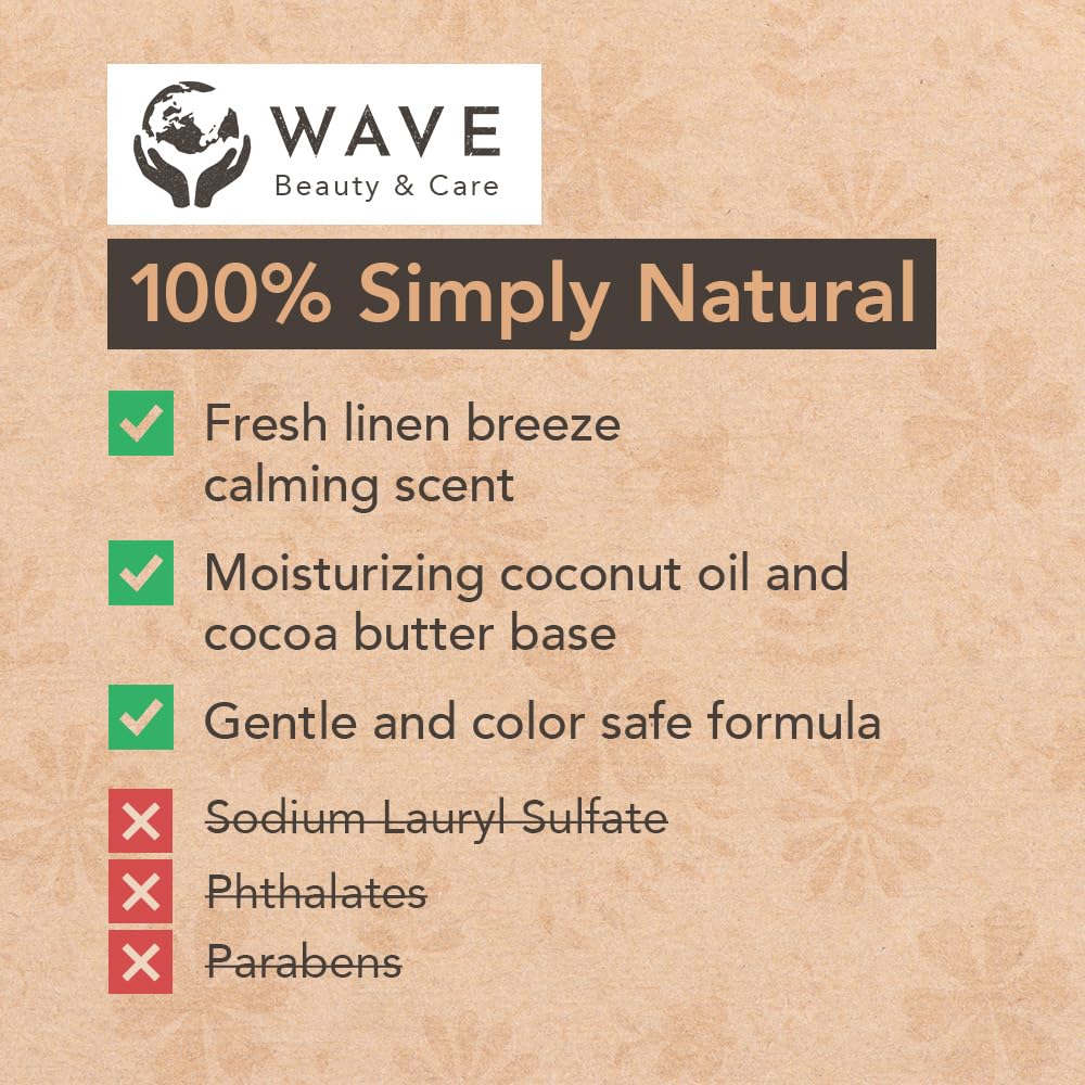 Clever Yoga Wave Argan Shampoo Bar highlights argan oil for nourishing care.