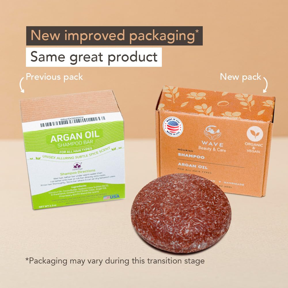 Clever Yoga Wave Argan Shampoo Bar after wash leaves hair soft.