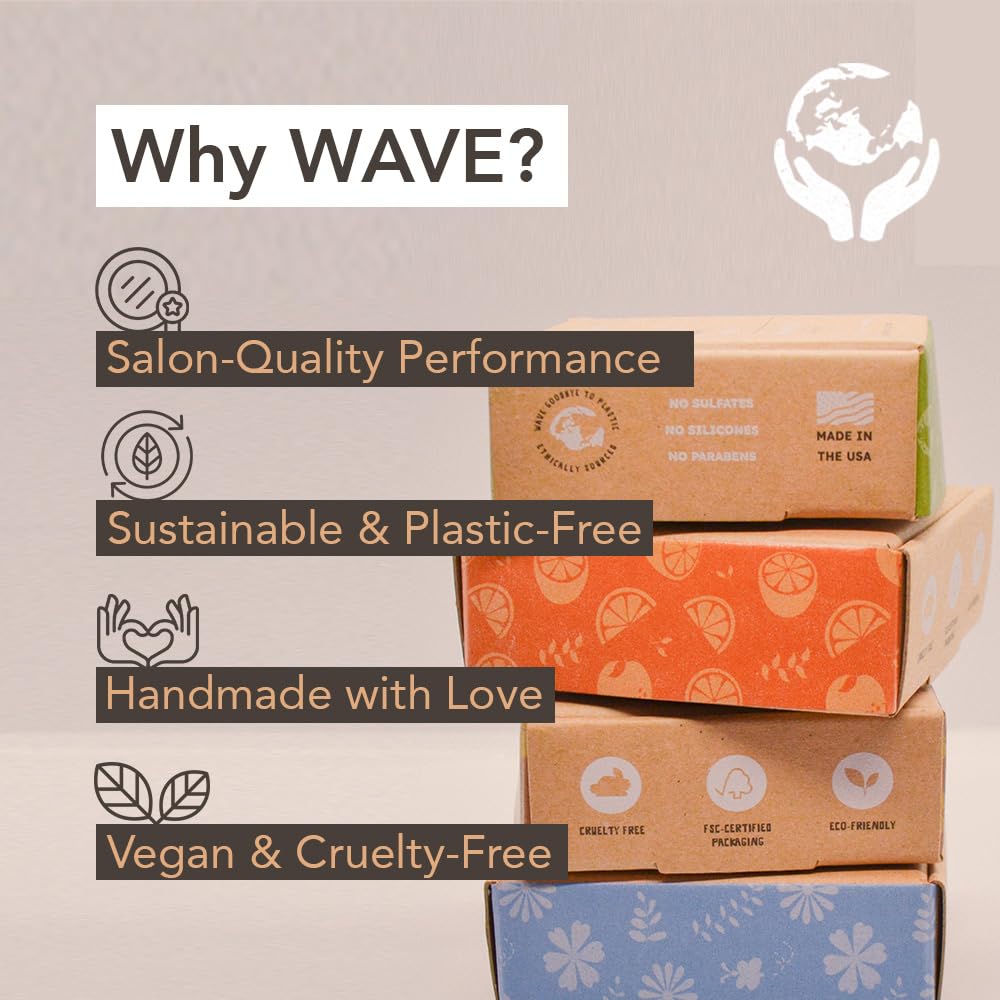 Clever Yoga Wave Argan Shampoo Bar natural ingredients featured.