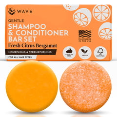 Clever Yoga Wave shampoo bar bottle pour offers a citrus-fresh cleanse for all hair types.