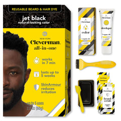 Cleverman reusable dye kit for up to five applications, natural gray coverage.