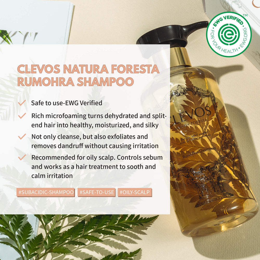 Clevos Natura Foresta rich foam close-up showing gentle cleansing and exfoliation
