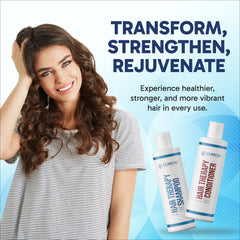 Clinical Effects Hair Therapy Conditioner bottle front with nourishing saw palmetto and apple stem cells