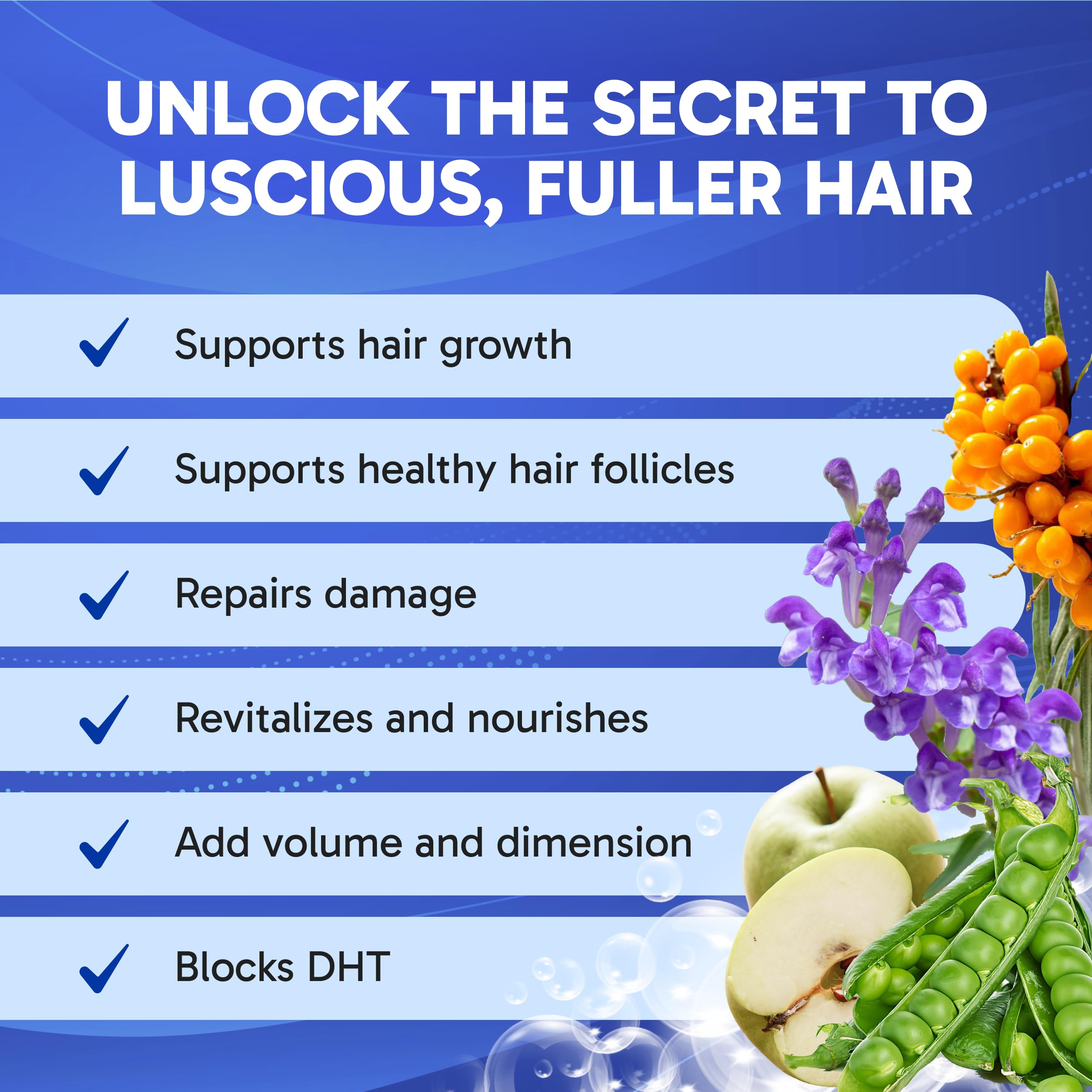 Clinical Effects Hair Therapy Shampoo ingredients highlight biotin-rich blend.