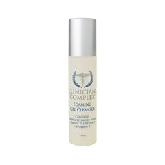 Clinicians Complex foaming gel cleanser bottle with silky lather for refreshed, smooth skin