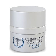 Clinicians Complex stem cell cream 2oz bottle provides hydration for refreshed skin.