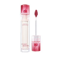 CLIO Crystal Glam Tint 018 Fresh Apple swatch on lips